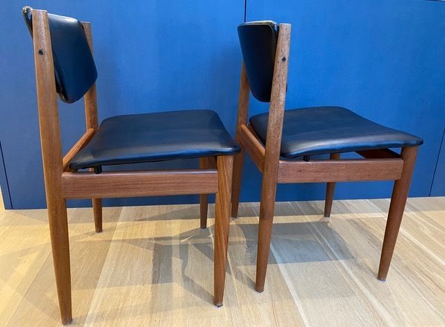 Pair Of Model 197 Chairs By Finn Juhl For France & Son photo Furniture