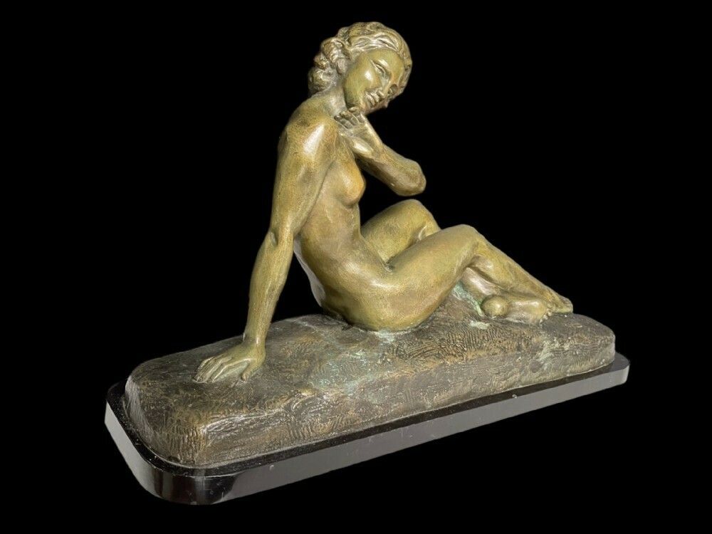 Art Deco Bronze Sculpture  By Ugo Cipriani photo furniture