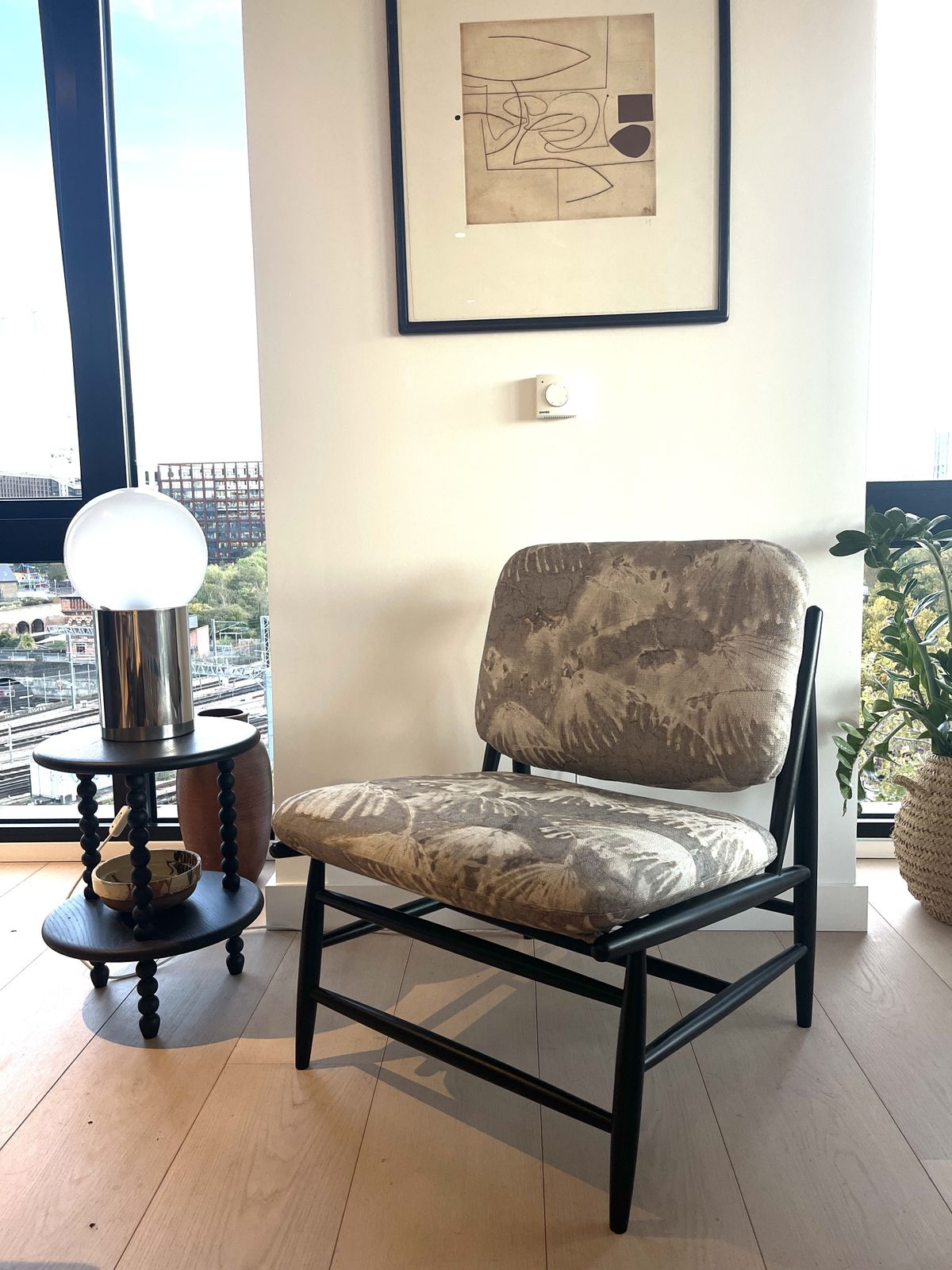 Ercol Von Chair, 2010s, Linen, Contemporary photo vinterior