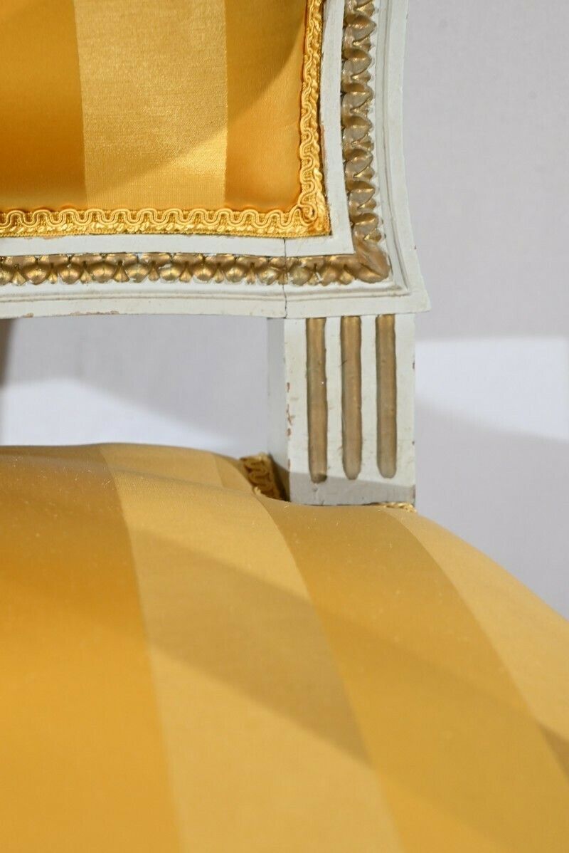 photo vinterior Pair Of Cabriolet Armchairs, Louis XVI Style – Late 19th Century