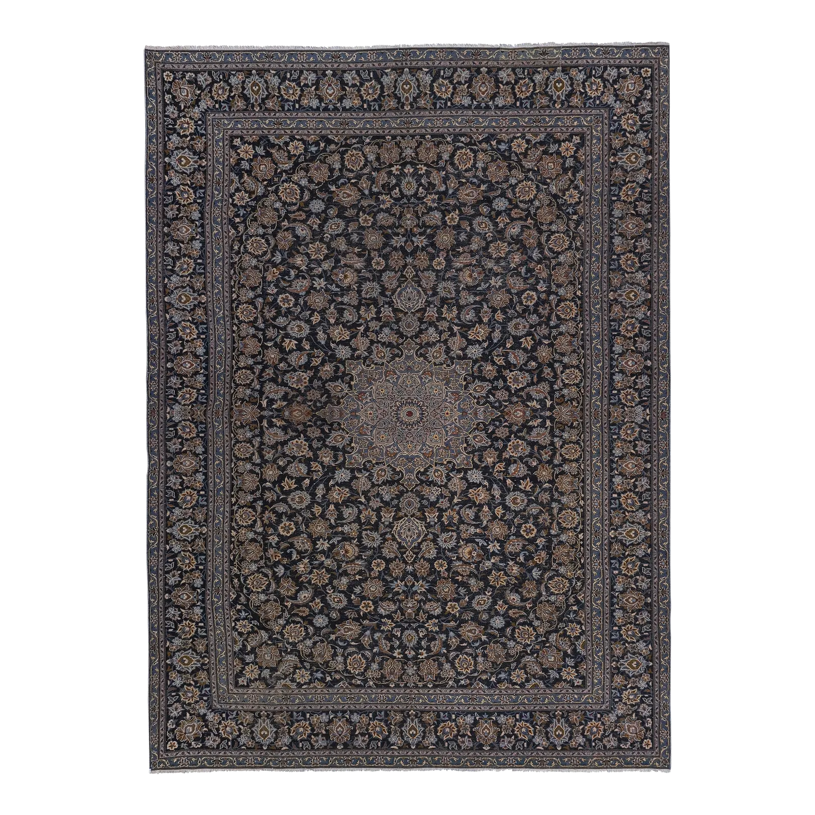 1950s Anatolian Wool Oushak Rug 296 X 404 Cm