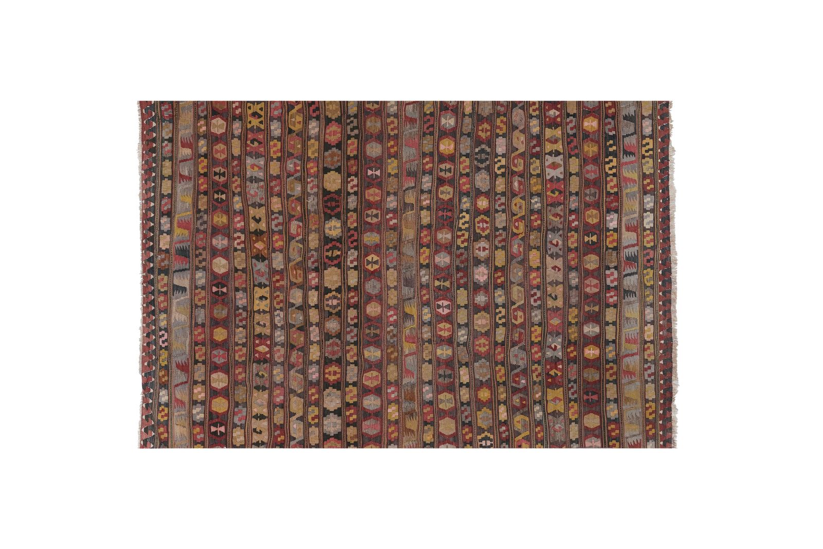 Turkish Kilim Handmade Wool Rug 158 X 242 Cm photo furniture