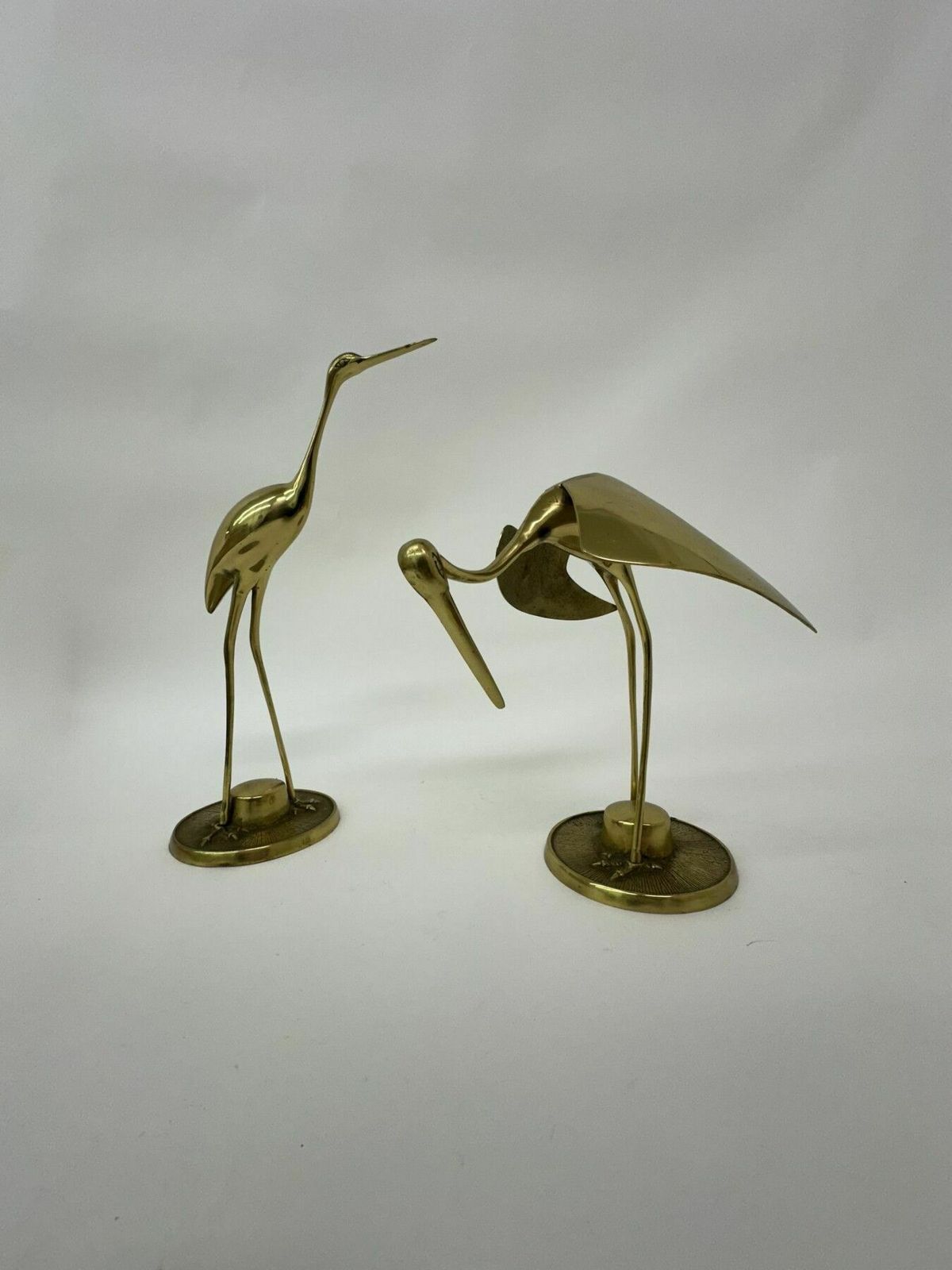 Grote Mid Century Design Messing Vogels, Jaren 1970 photo 504.0