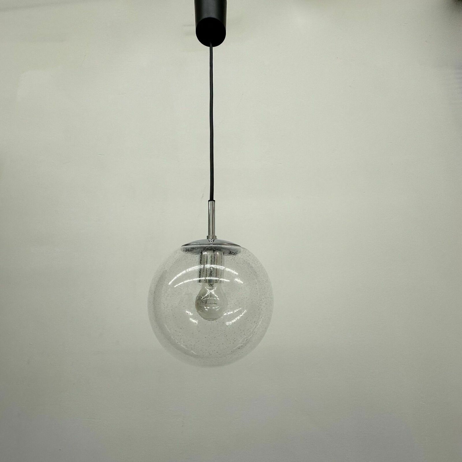 Glashütte Limburg Hanglamp, Jaren 1970 photo Verlichting