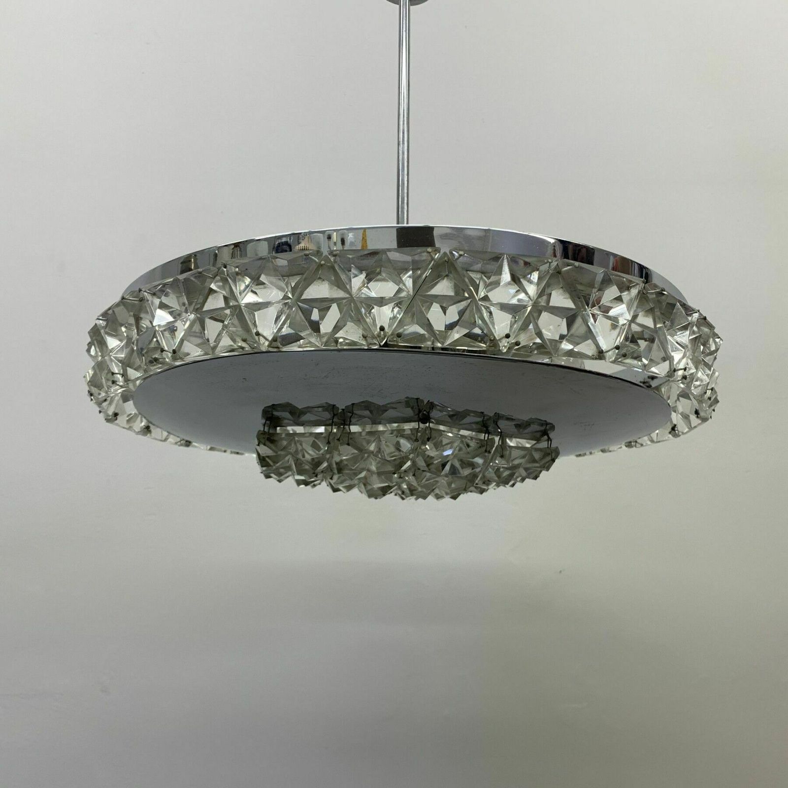 Zeldzame Kinkeldey Kristallen Hanglamp, Ca. Jaren 1970 photo 1593.0