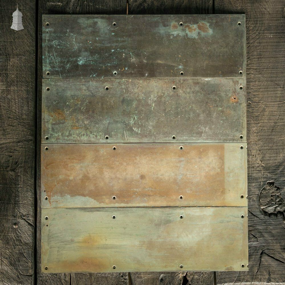 Brass Door Plates, Set Of 4 Finger Plates