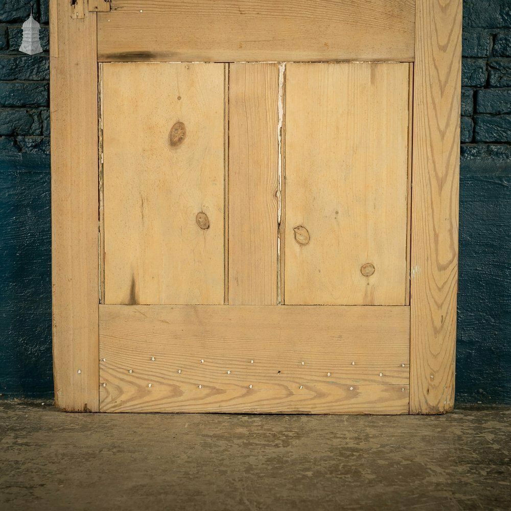 Glazed Pine Door, Fitted With 'Hammered Cathedral' Style Textured Glazing photo Home Fixtures