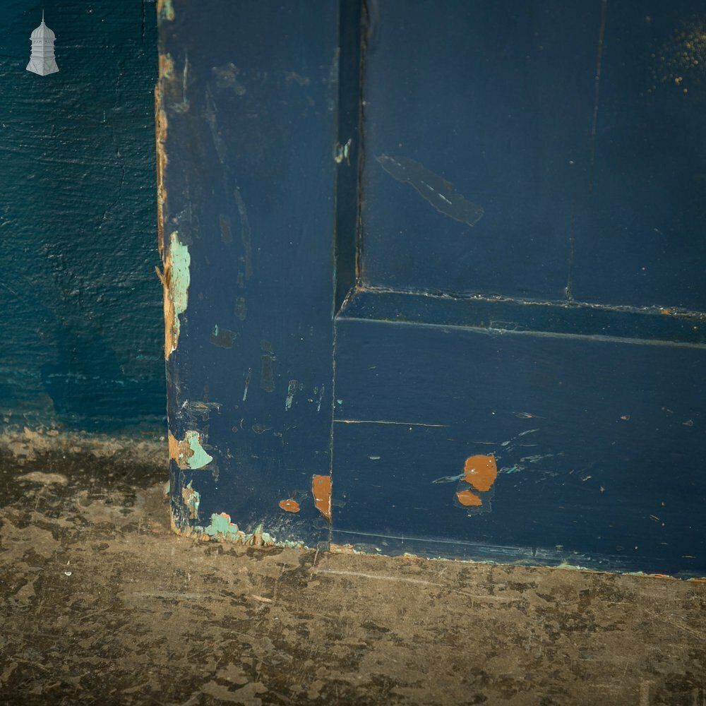 300.0 Half Glazed Door, Painted Pitch Pine Fitted With Wired Safety Glass photo