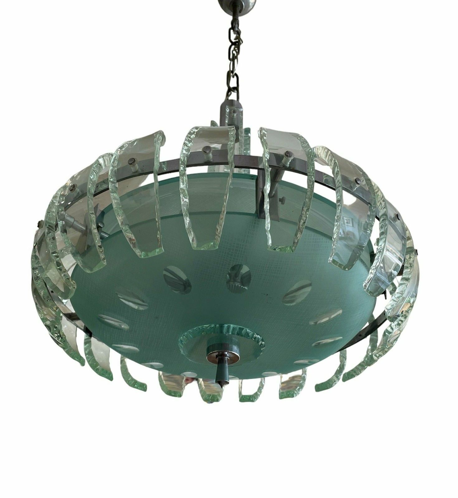 Chandelier In The Style Of Fontana Arte