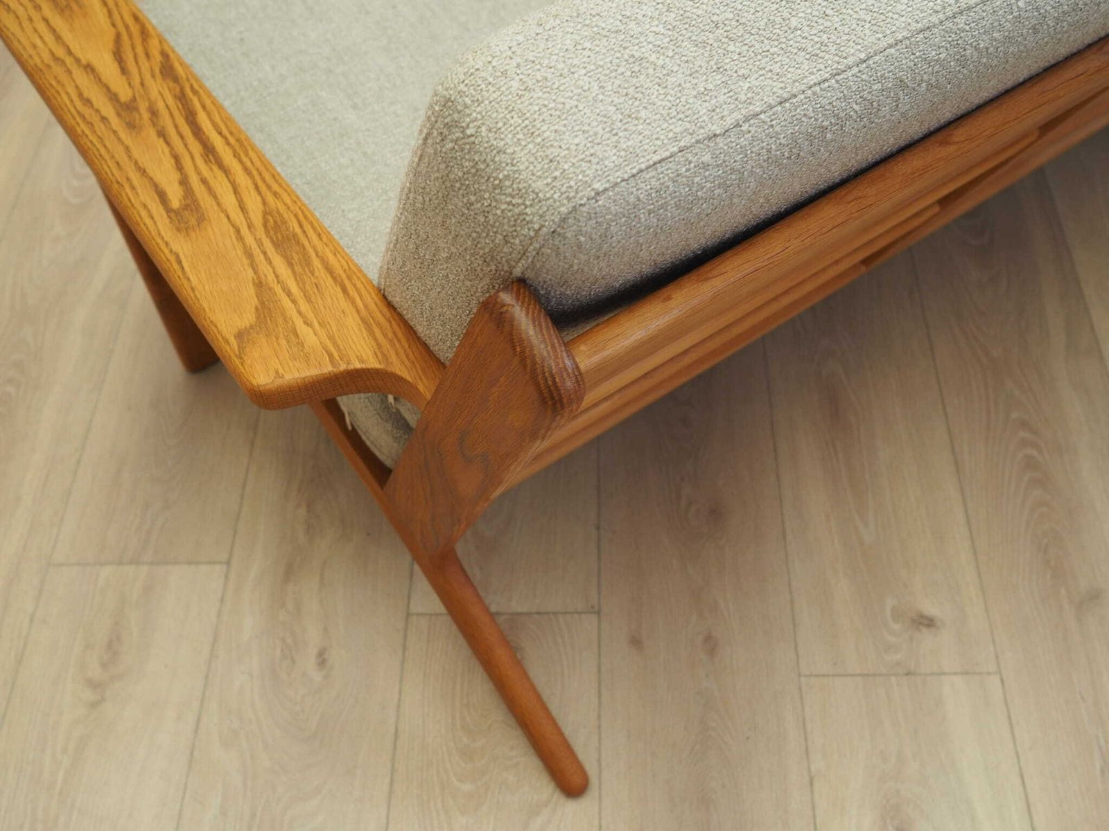 photo buy Oak Sofa, Danish Design, 1960s, Designer: Hans J. Wegner, Manufacturer: Getama