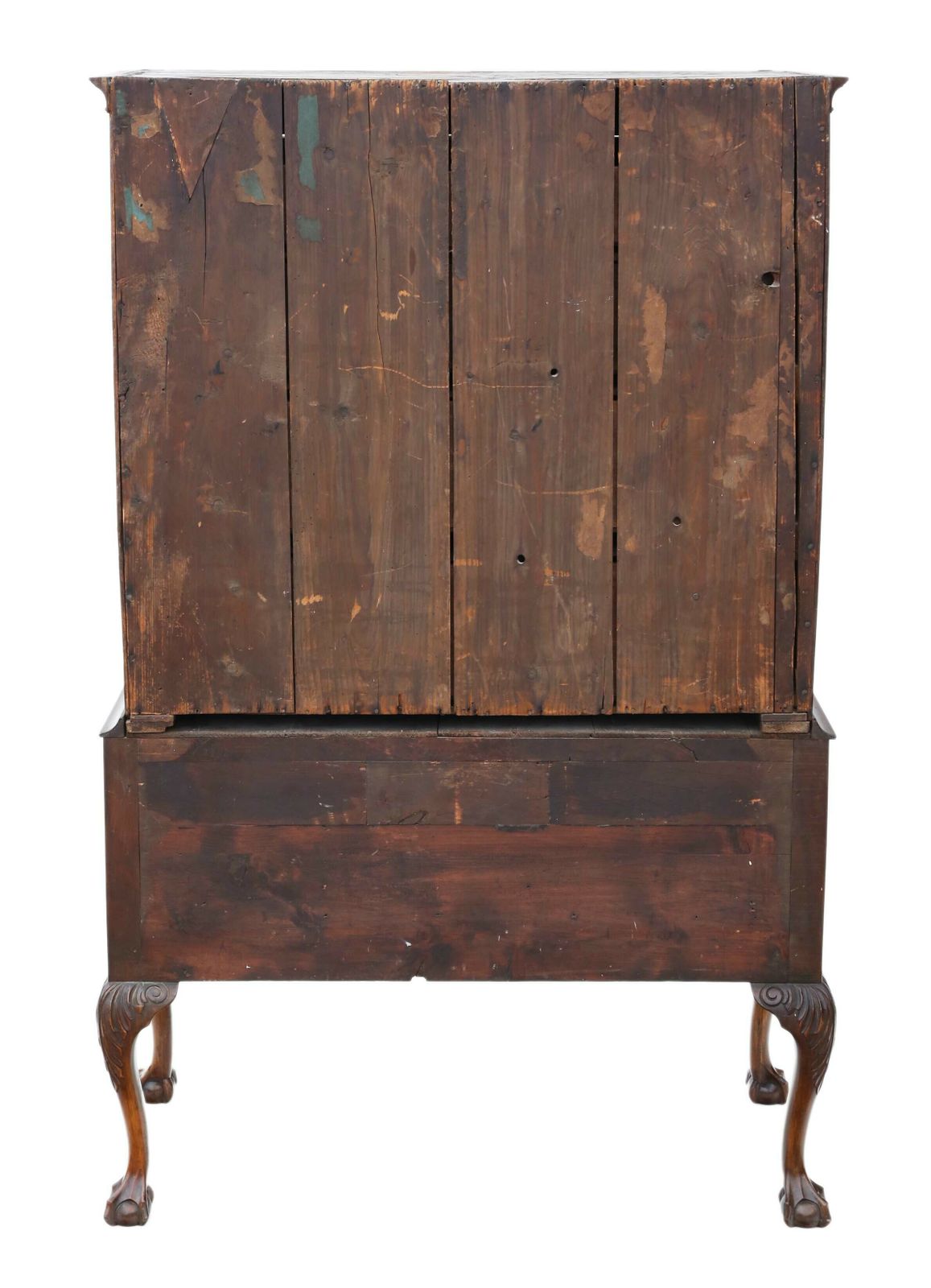 Antique Georgian Figured Walnut Chest Of Drawers On Stand, Dating From The 18th Century And Later photo vintage