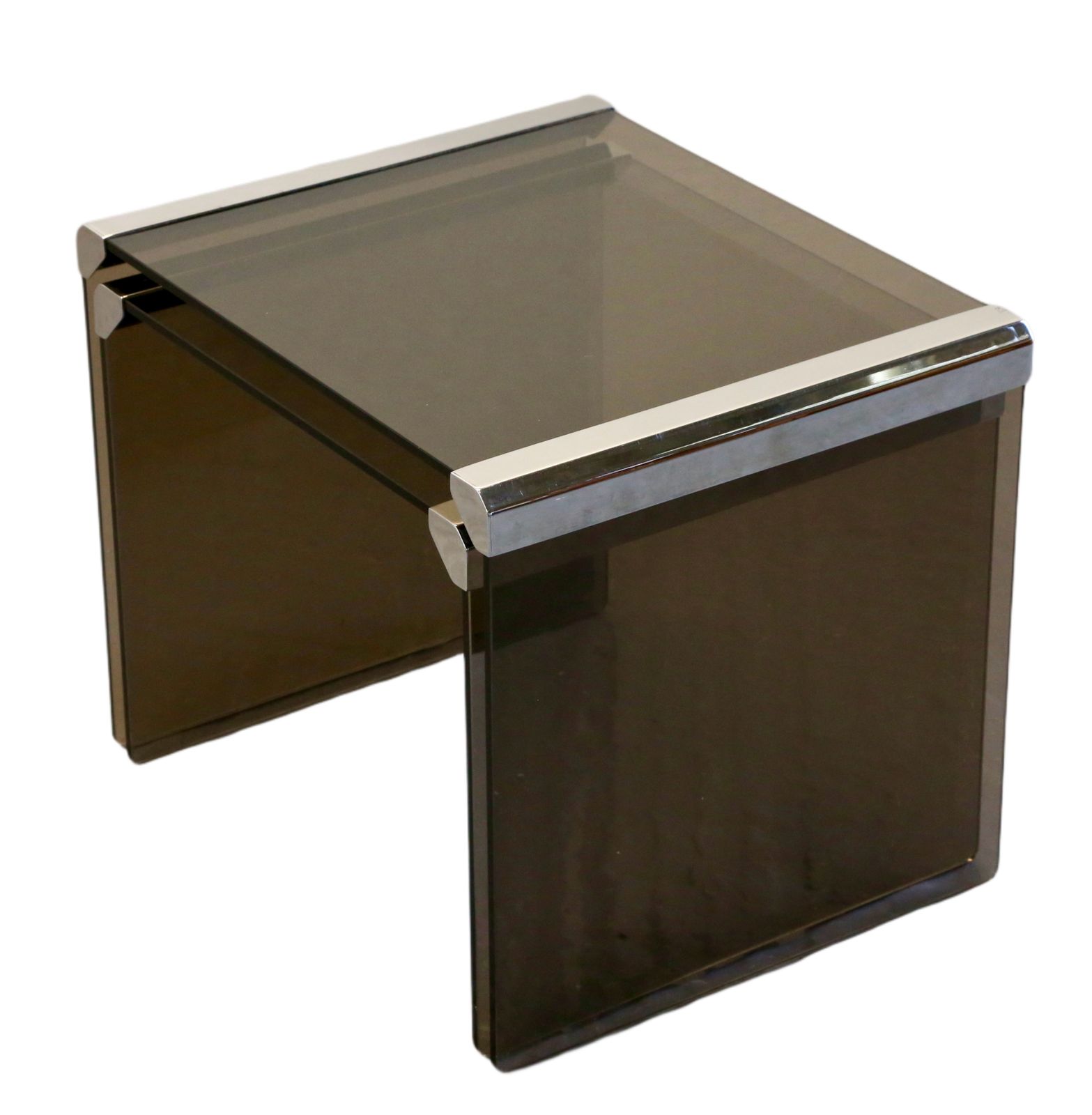 Pierangelo Gallotti For Gallotti&Radice Pair  ‘Tris’  T35 Italian Nesting Tables photo Furniture