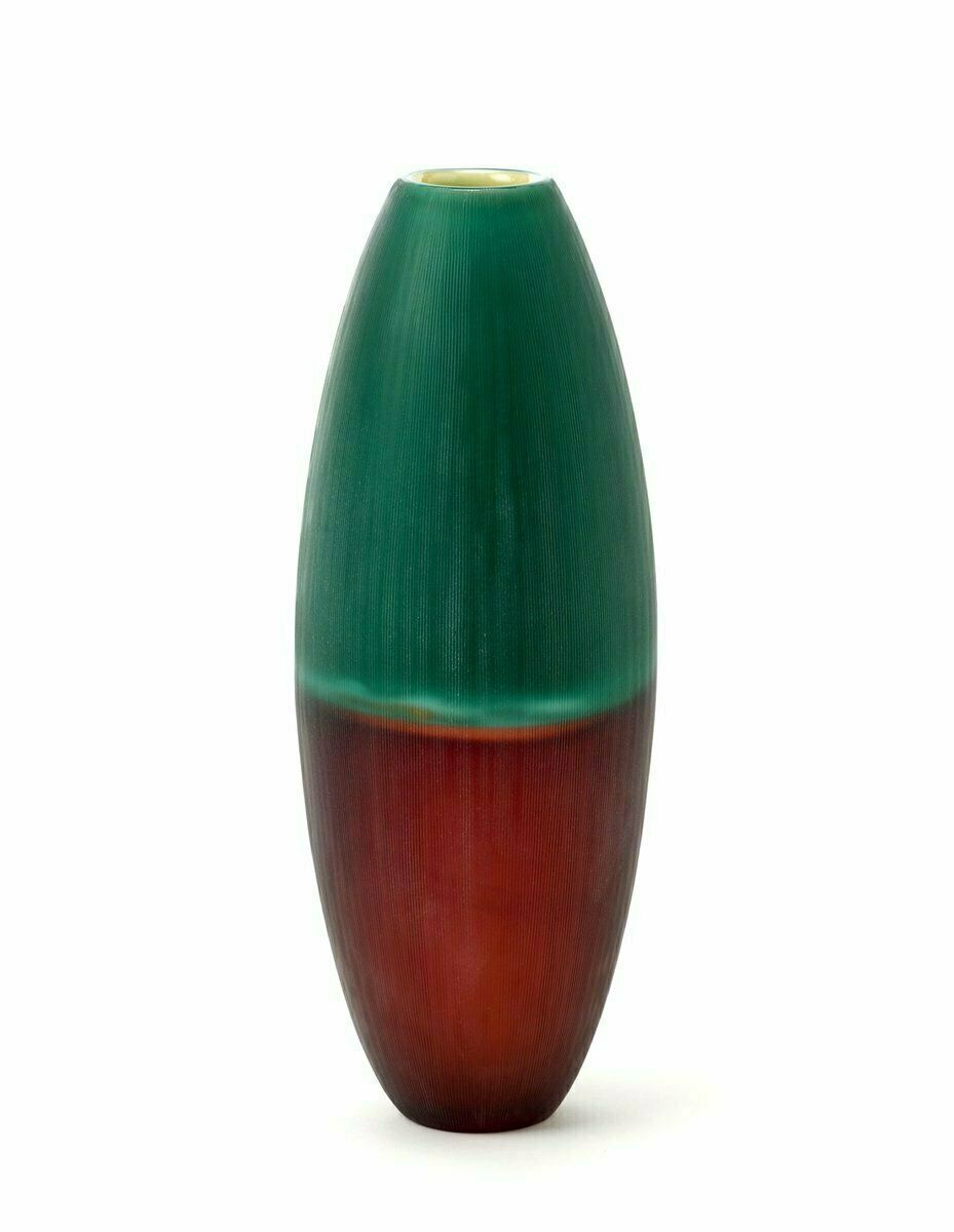 Inciso Murano Glass Vase By Antonio Da Ros For Cenedese