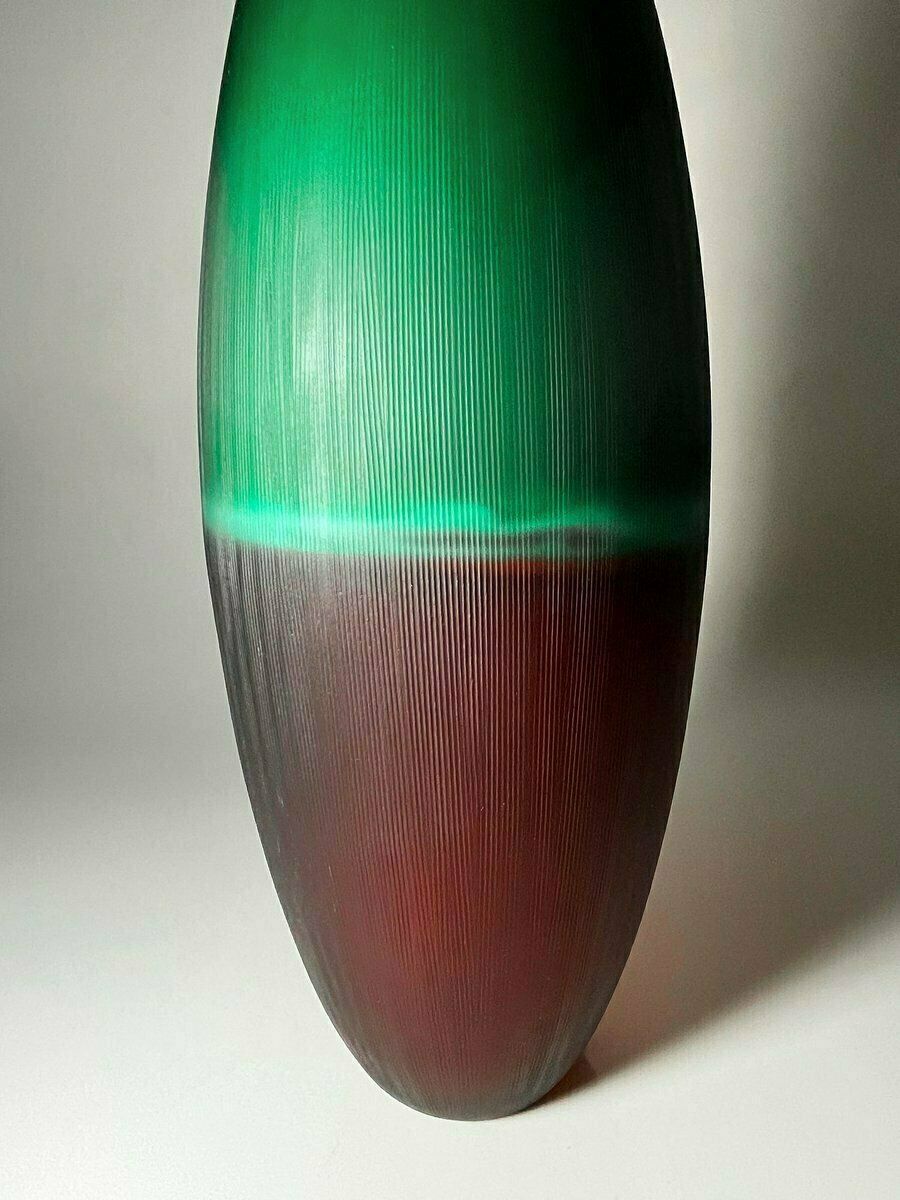 Inciso Murano Glass Vase By Antonio Da Ros For Cenedese photo Home Decor