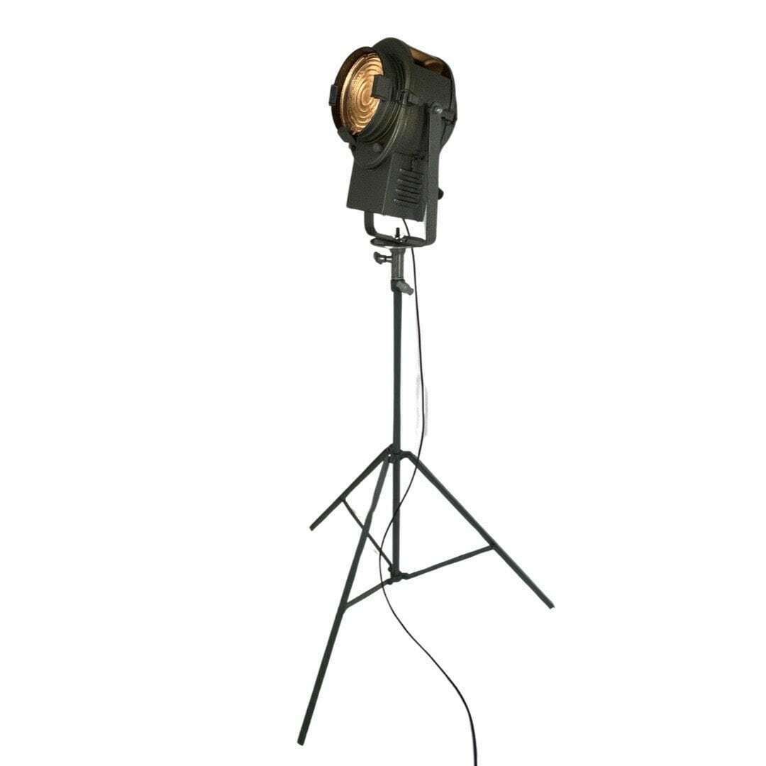 A.E. Cremer   1950's   Studio Lamp / Spotlight   Green   On Original Metal Tripod   Fully Original And Rewired   Made In France photo 402.0