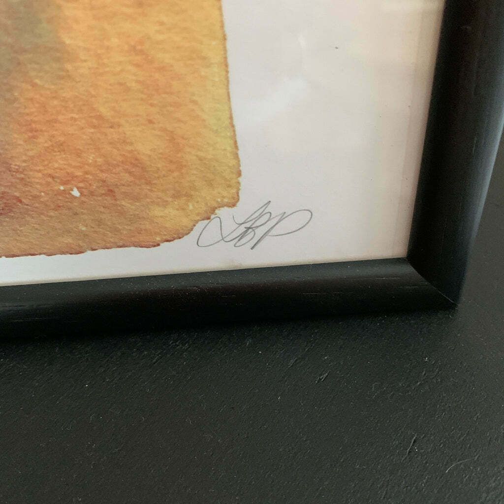 Framed Print Nude Woman Terri’s Back Signed Lbp photo vinterior
