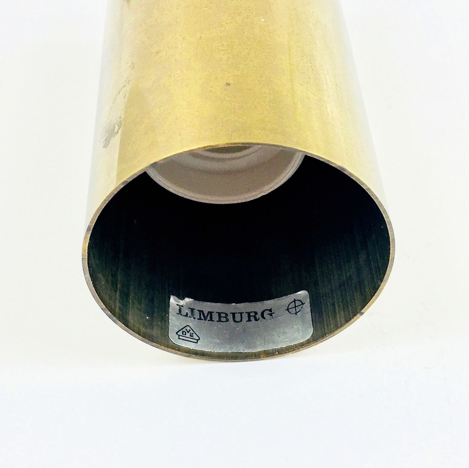 Lighting Mid Century Bubble Glass & Brass Pendant By Helena Tynell For Limburg, Germany, 1960s photo