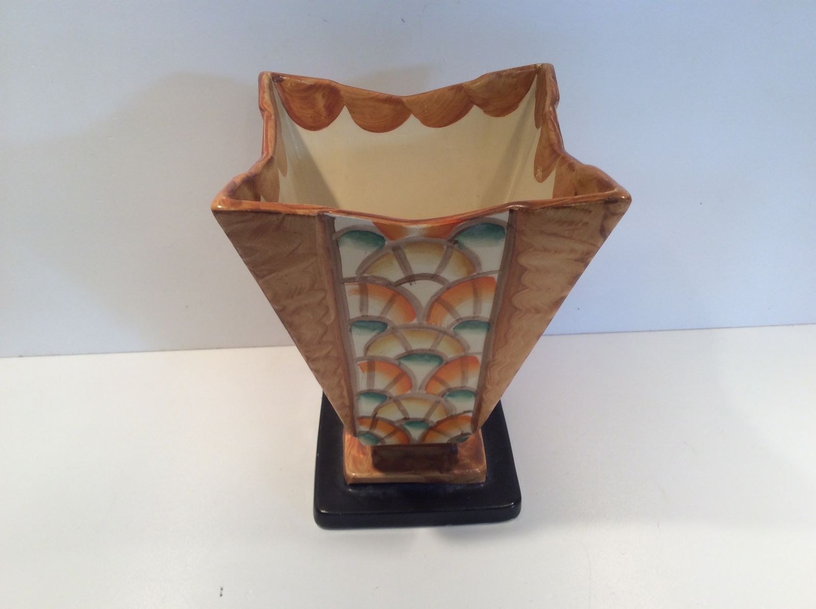 Hand Painted Art Deco Vase By Myott And Son photo furniture