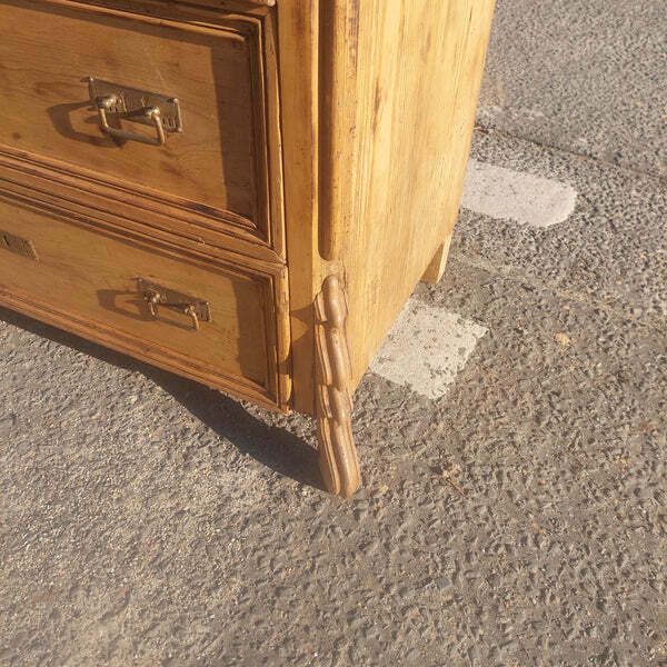 Antique Pine Chest Of Drawers 3 Drawer photo Furniture