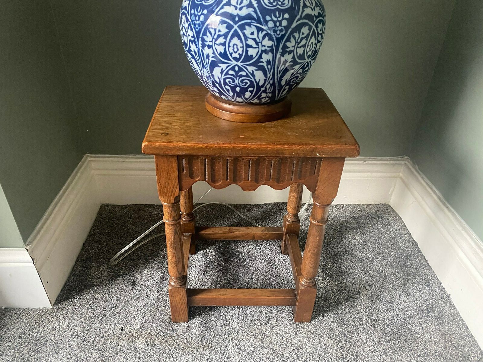 Antique Vintage Plant Stand, Side Table, Coffee Table, Occasional Table photo furniture