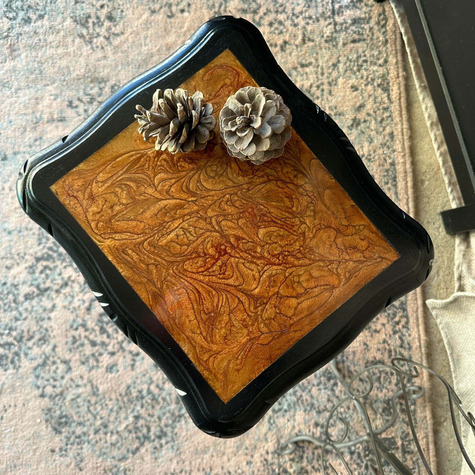 Resin Table Vintage Wine Table With The Modern Twist photo Furniture
