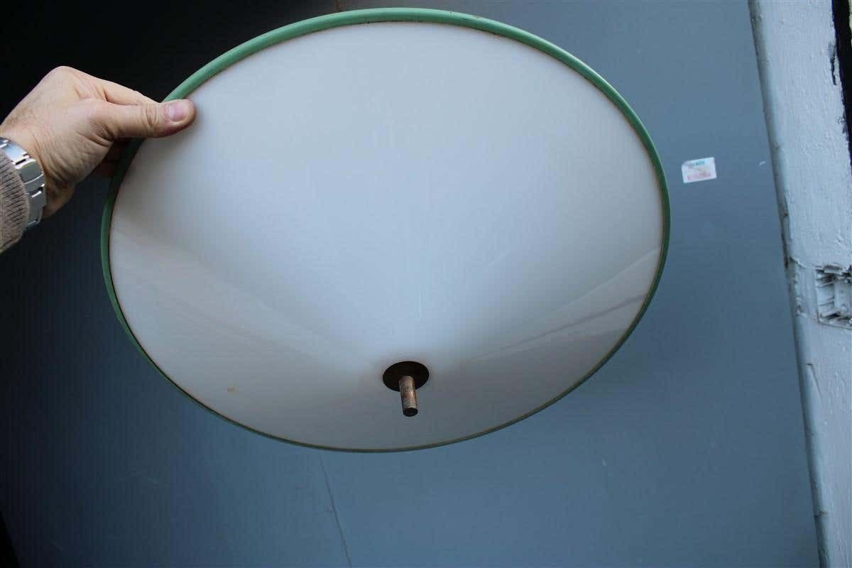 photo furniture Mid Century Italian Design Chandelier Greene & Greene Brass Parts 1950 Ufo