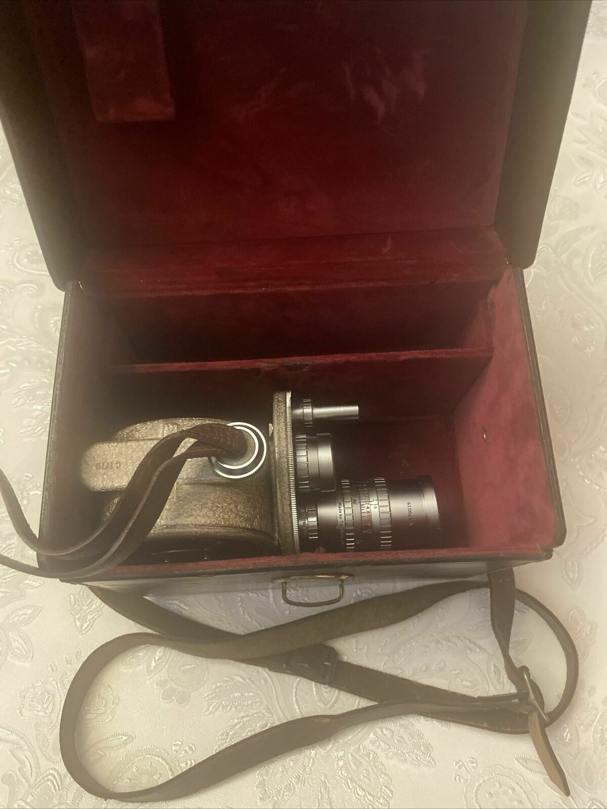 photo vintage Bell Howell Model Gb 605 Double 8 Camera Cinekon 6.5mm F:1.8 Taylor Hobson #3