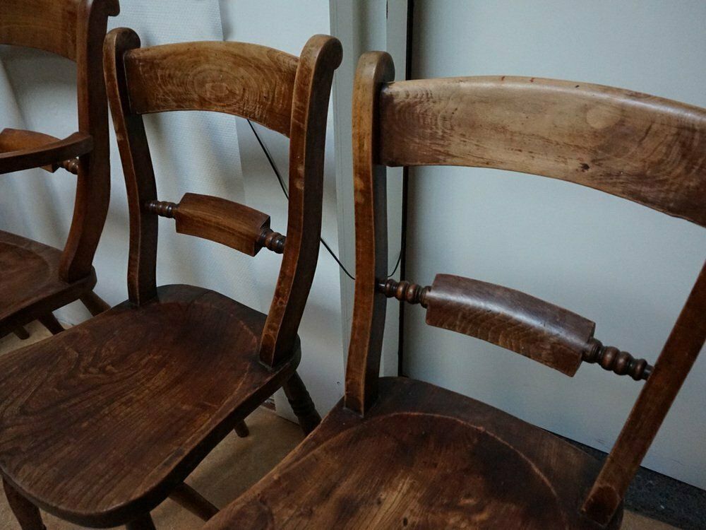 Oxford Windsor Bow Bar Back Chairs, 1850s, Set Of 5 photo 1152.0