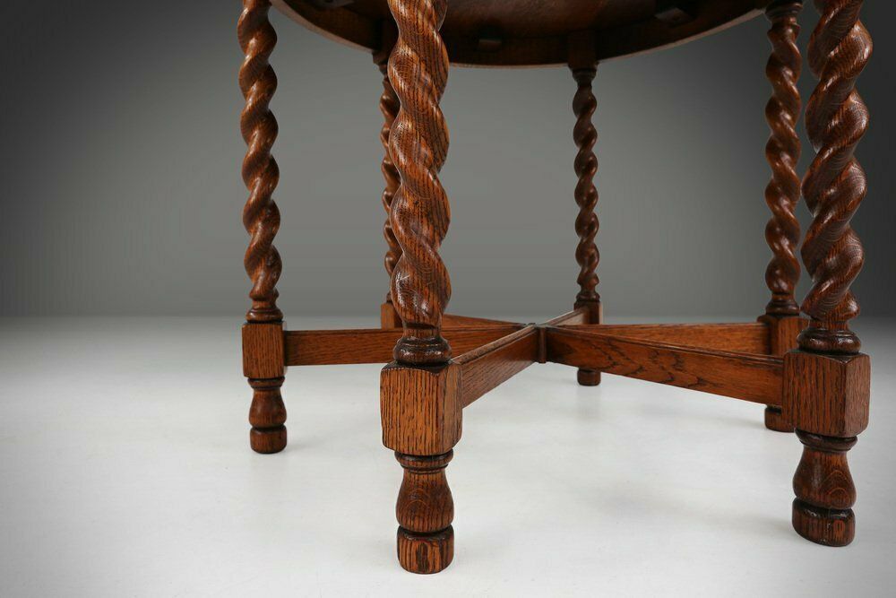 photo furniture Oak Side Table, 1890s, 1800s, Antique