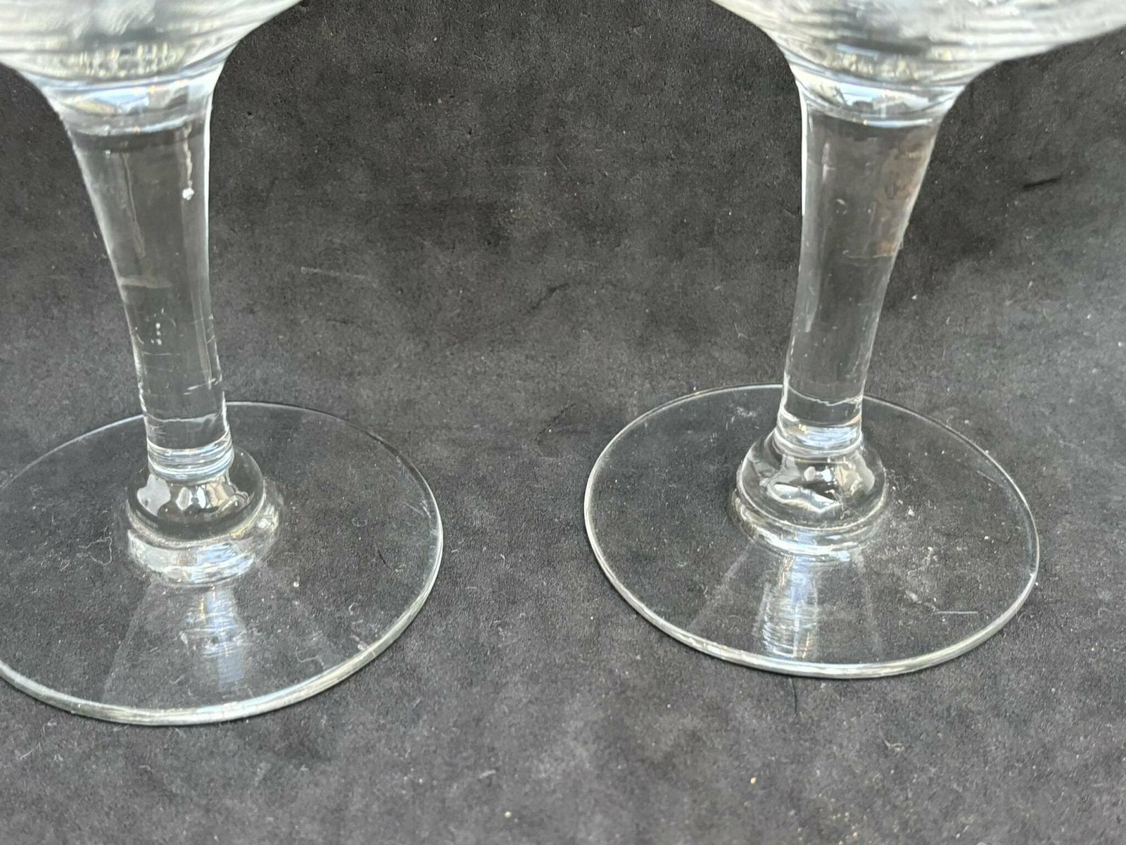 Champagne Coupes 2 Antique Crystal Cut Coupes 1920s French Set 2 Stem Bar Cart Decor Wedding Bartender Cocktail Glasses Gift Toast Wedding photo vinterior