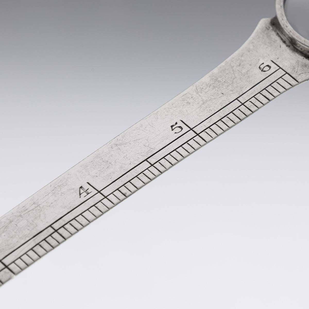 photo for sale 20th Century British Solid Silver Magnifying Glass & Ruler, Asprey, C.1929