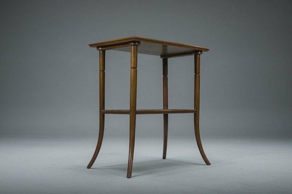 French Art Nouveau Inlaid Table By Emile Galle, 1900s photo 1475.42