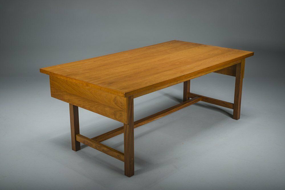 Freestanding Swedish Architect's Teak Desk, 1960s photo furniture