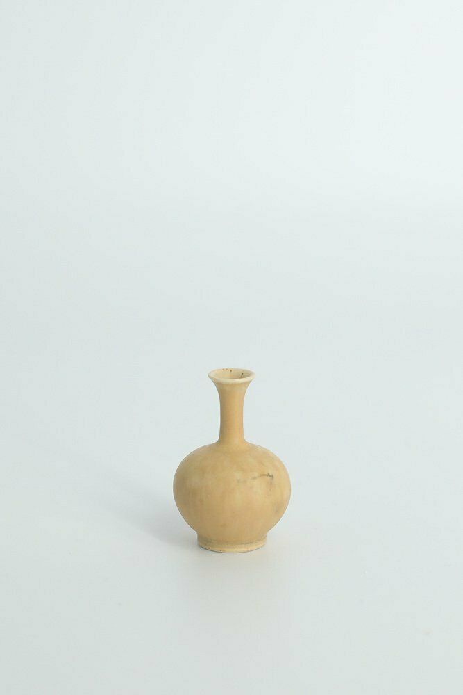 Kleine Mid Century Scandinavisch Moderne Verzamelbare Bruine Steengoed Vaasjes Van Gunnar Borg Voor Höganäs Ceramics, Jaren 1960, Set Van 4 photo furniture
