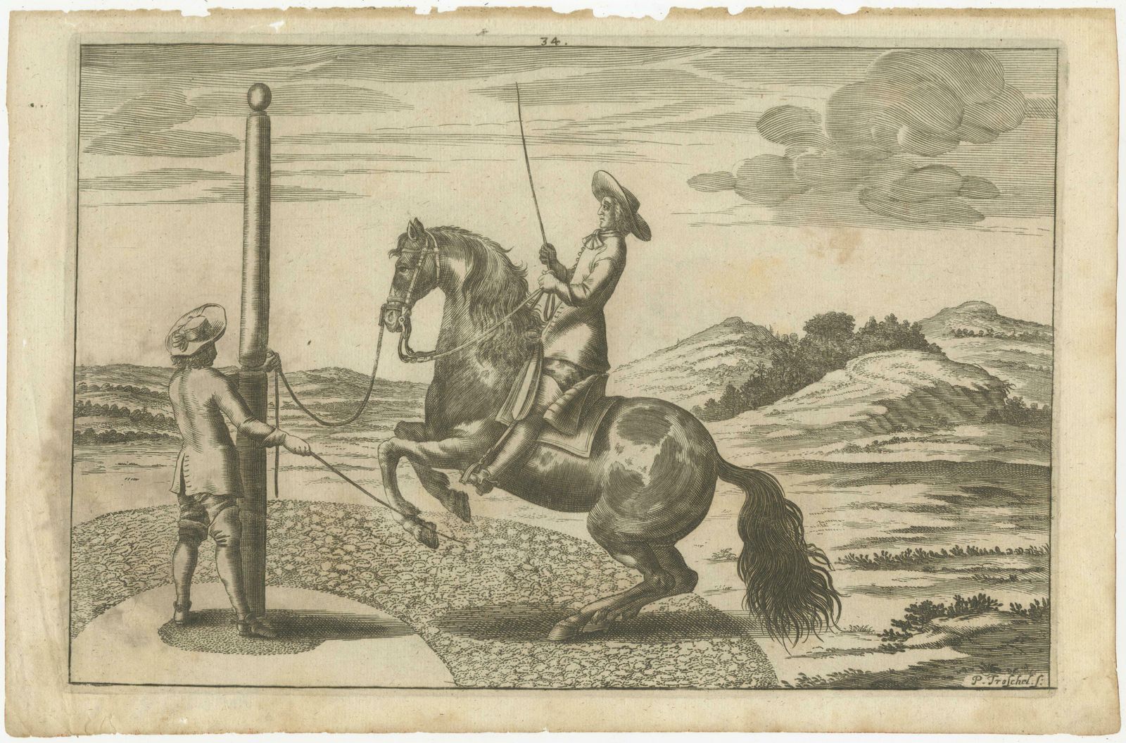 Set Of 10 Antique Horse Riding Prints photo for sale