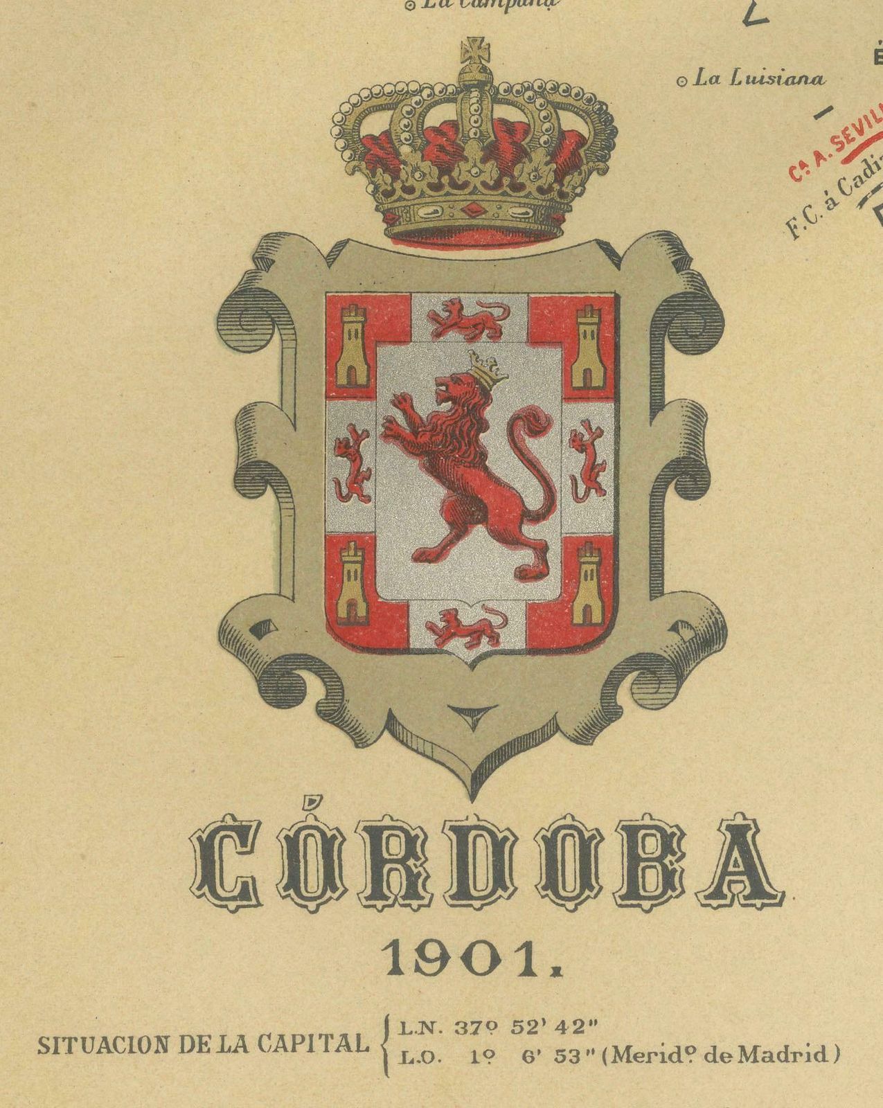 Córdoba 1901: A Cartographic Journey Through Andalusia’s Heartland In Spain photo 369.0