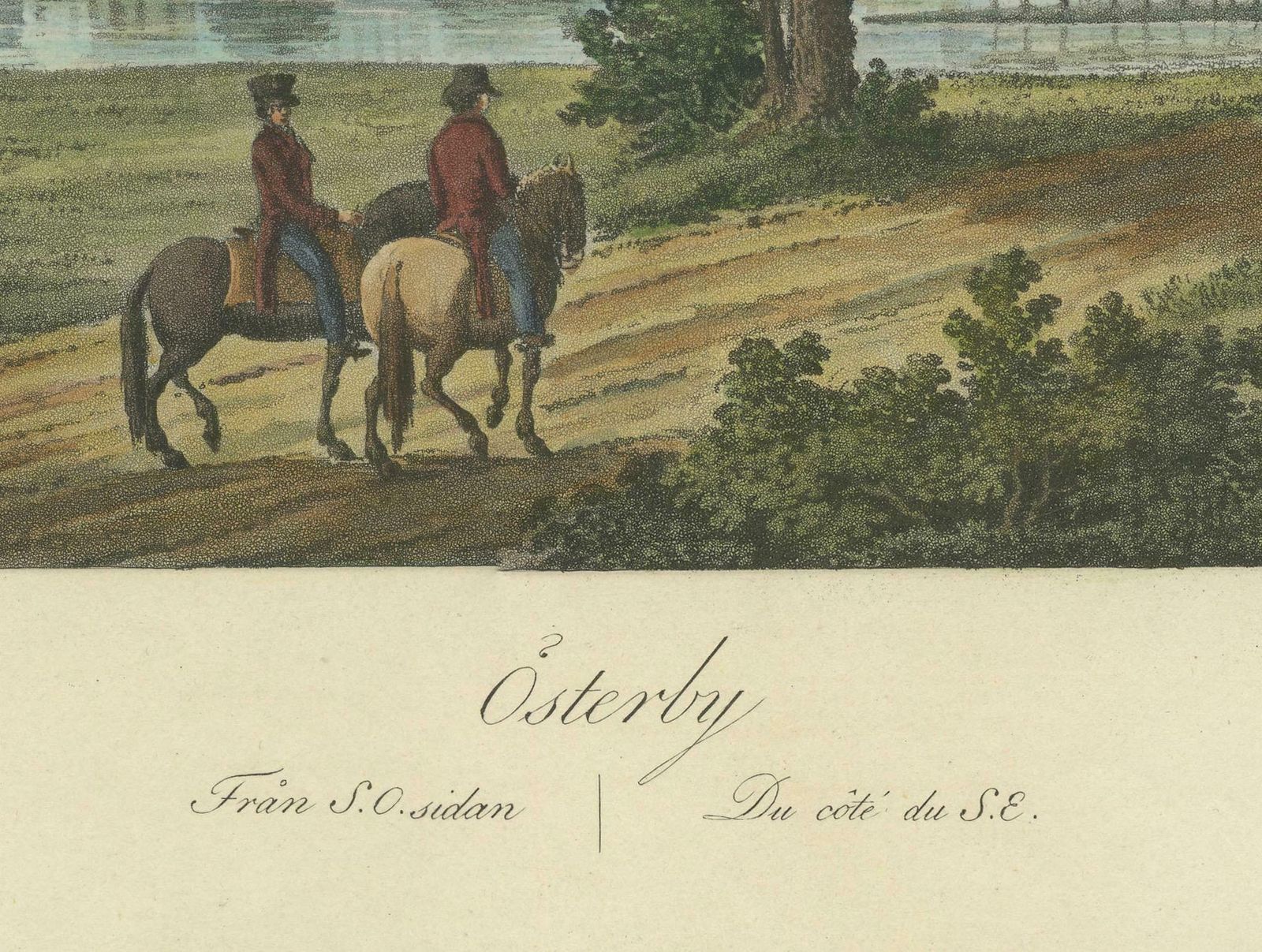 Gentle Repose At österby: An 1824 Aquatint By Ulrik Thersner photo 642.0