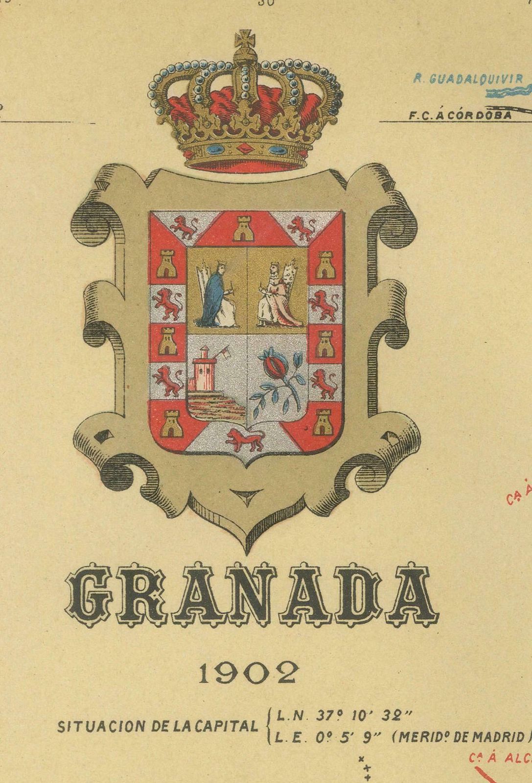 Granada 1902: A Cartographic Exploration Of Andalusia's Mountainous Province photo buy