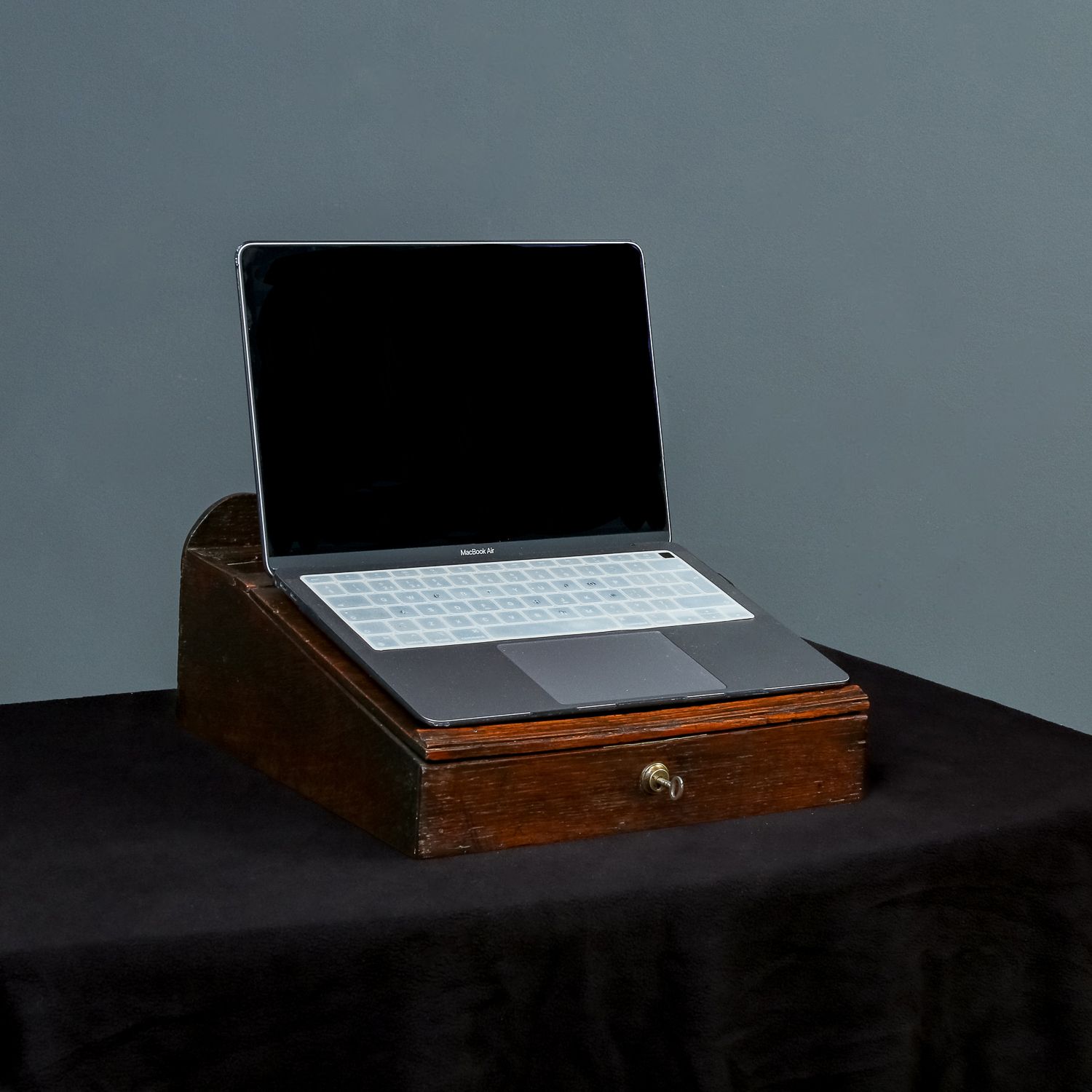 Small English 18th Century Georgian Oak Sloped Writing / Stationery / Letter Box / Chest (Circa 1790) photo furniture