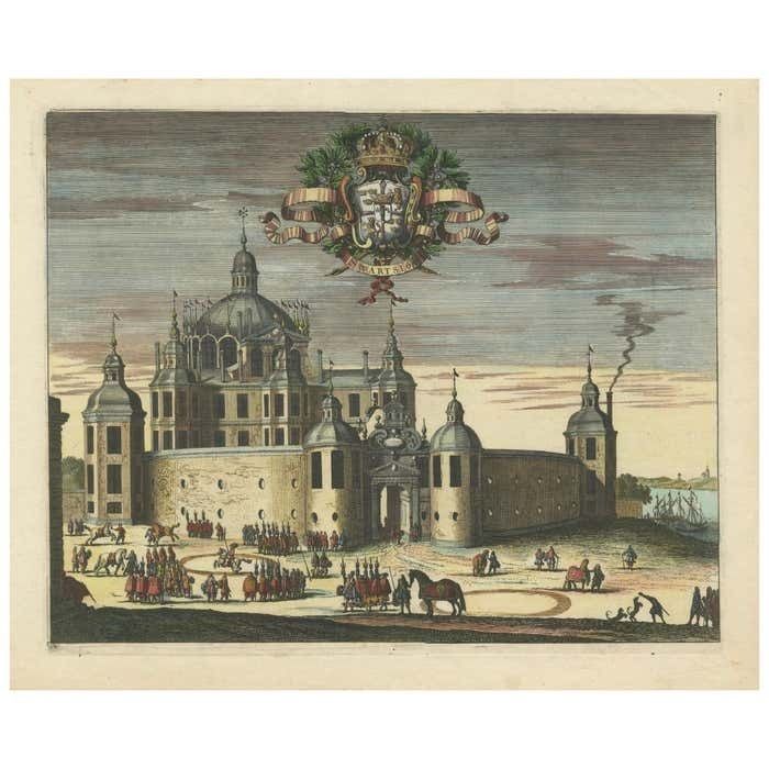 Baroque Majesty: A Vibrant Assembly At Svartsjö Castle In Sweden, 1693