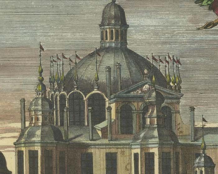Baroque Majesty: A Vibrant Assembly At Svartsjö Castle In Sweden, 1693 photo for sale