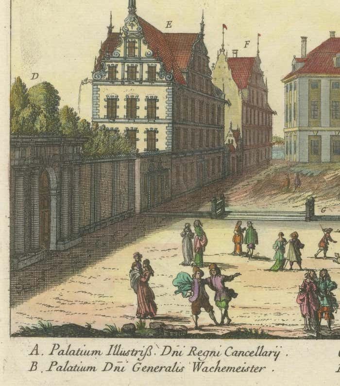 Noble Abode: The La Gardie Estate In Stockholm As Envisioned By Jean Marot, 1670 photo Art