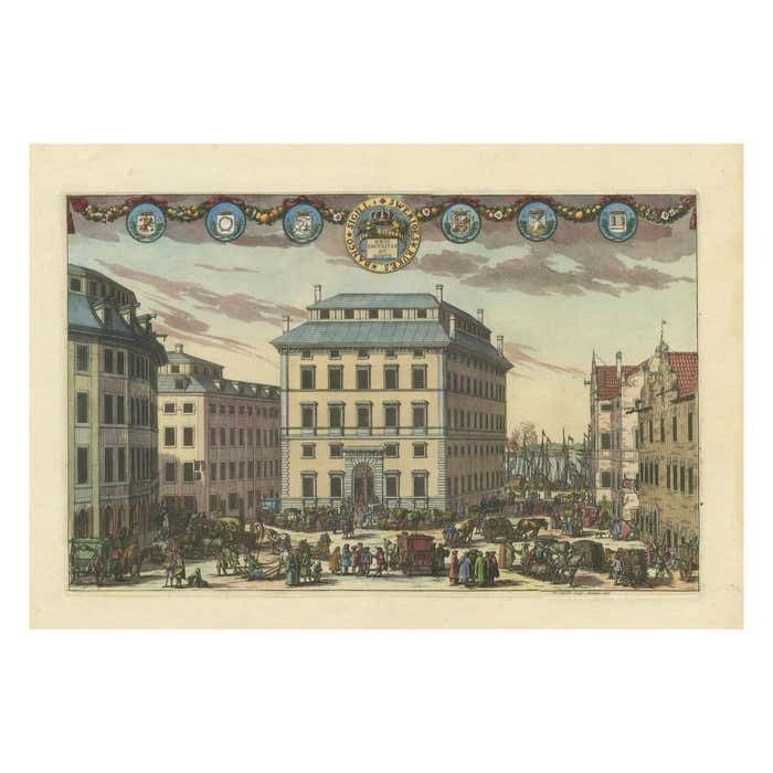 Banking On Prosperity: Södra Bancohuset Of Stockholm In A 1691 Swidde Engraving
