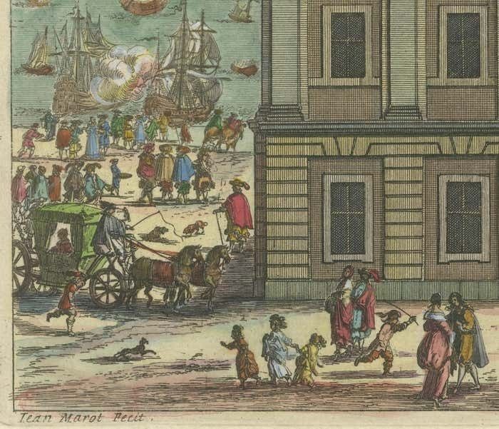 The Bååtska Palatset: A Stockholm Treasure By Dahlbergh, 1707 photo Art