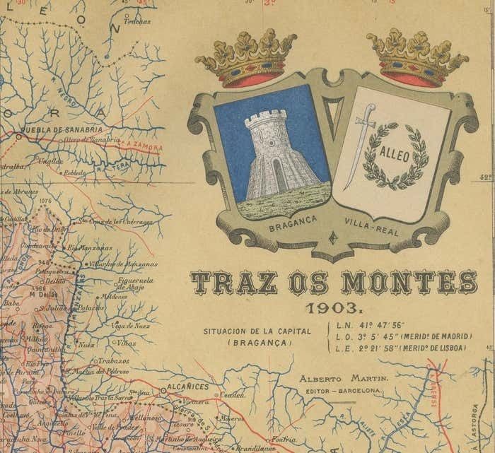 Trás Os Montes: A Cartographic Exploration Of Portugal's Hidden Province In 1903 photo 338.0