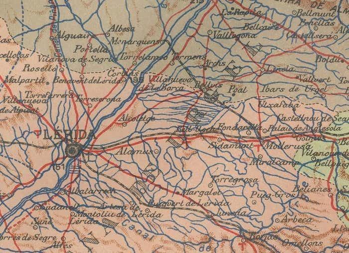 Lleida 1902: A Cartographic Perspective Of Catalonia's Gateway To The Pyrenees photo 327.0