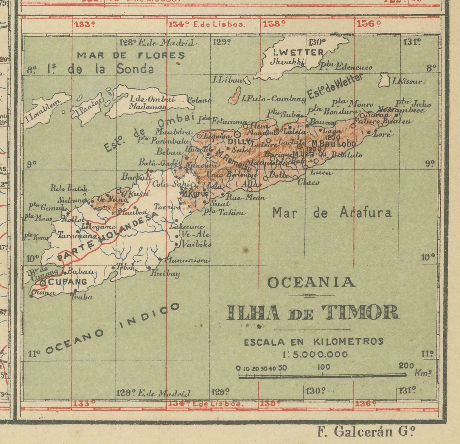 Empire's Tapestry: Mapping Portugal's Global Legacy In 1903 photo Art