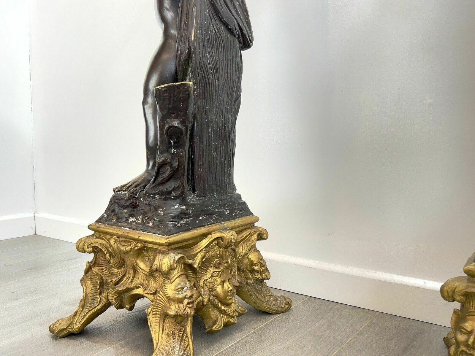 photo furniture After Joseph D'asté, Impressive Pair Of Napoleon III Style Gilt Bronze Planters
