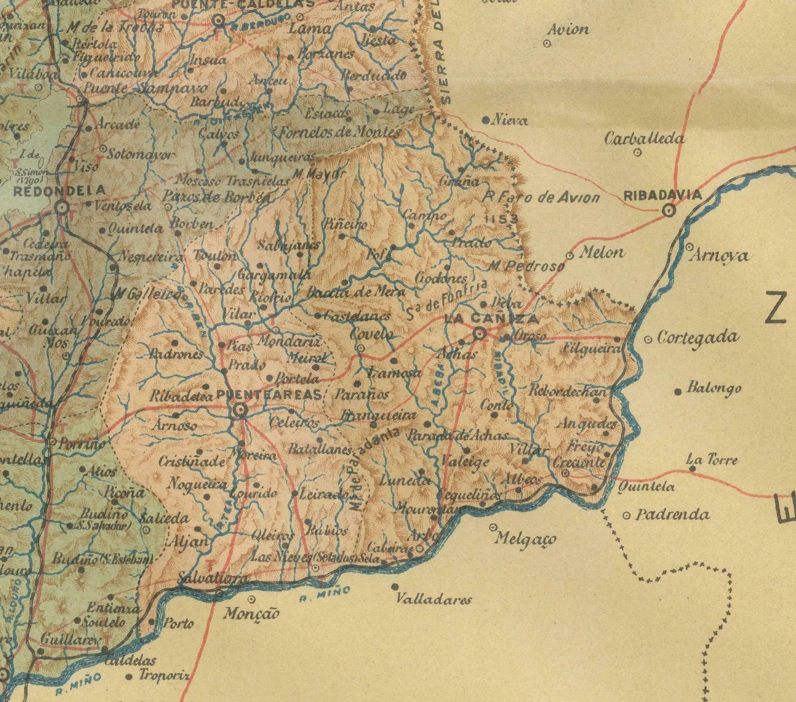 Cartographic Survey Of Pontevedra, 1902: Crossroads Of Galicia" photo Art