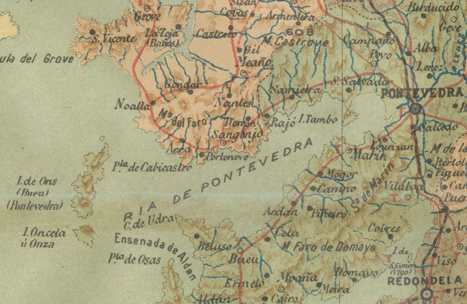 Cartographic Survey Of Pontevedra, 1902: Crossroads Of Galicia" photo 348.0